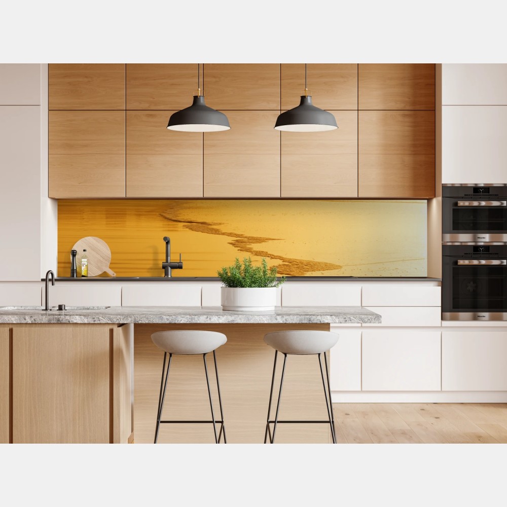 Naklejka repozycjonowalna złoty zachód słońca na plaży w Sopelanie – Wallissimo® Naklejka repozycjonowalna złoty zachód słońca na plaży w Sopelanie – Wallissimo®