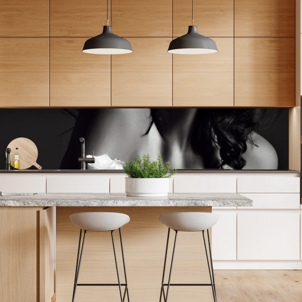 Naklejka repozycjonowalna słoneczny taras śródziemnomorski z widokiem na morze – Wallissimo®