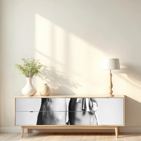 Naklejka repozycjonowalna gracja baletowa na pointach – Wallissimo® Naklejka repozycjonowalna gracja baletowa na pointach – Wallissimo®