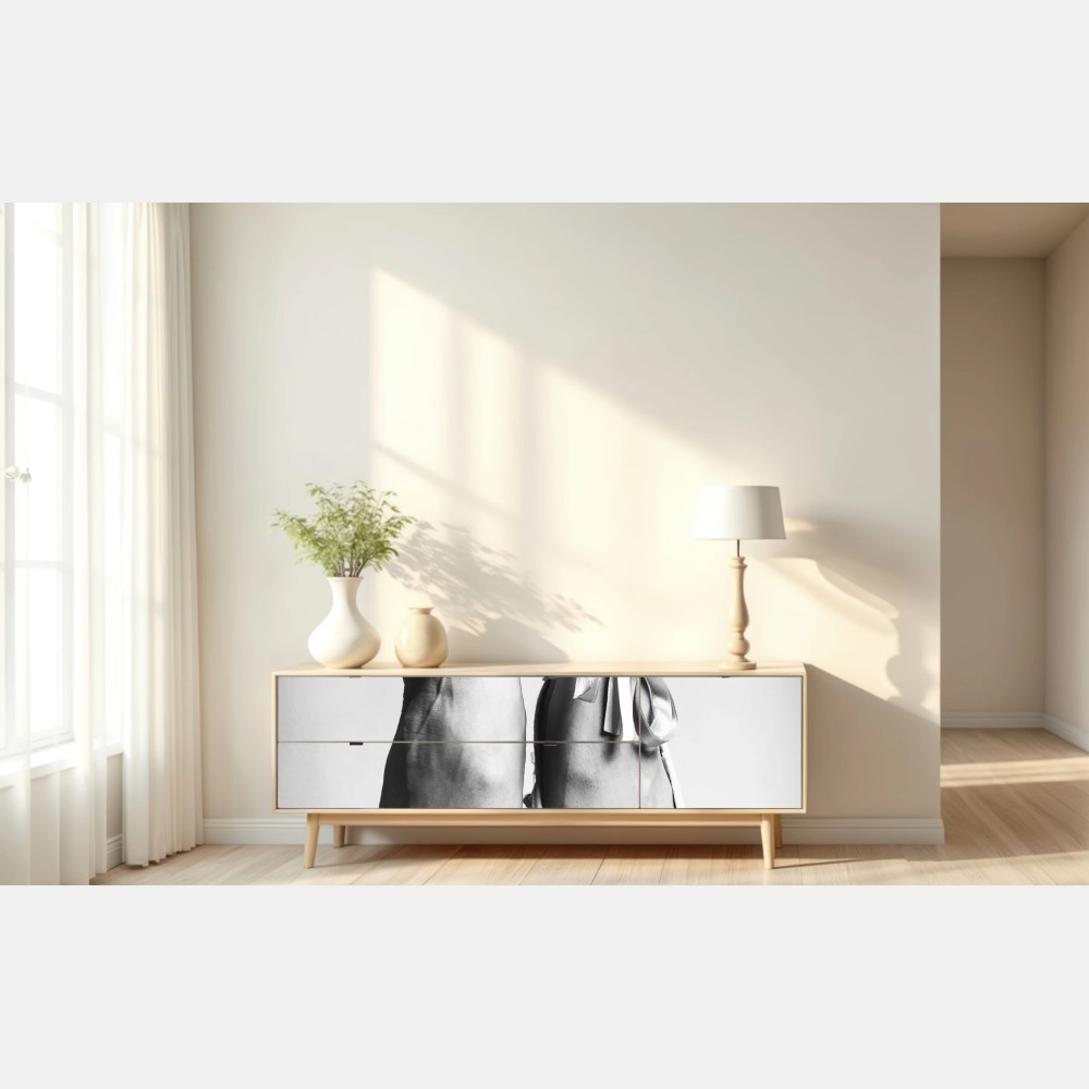 Naklejka repozycjonowalna gracja baletowa na pointach – Wallissimo® Naklejka repozycjonowalna gracja baletowa na pointach – Wallissimo®