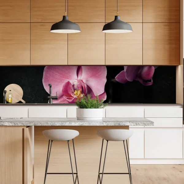 Naklejka repozycjonowalna złoty liść monstera na białym tle – Wallissimo®