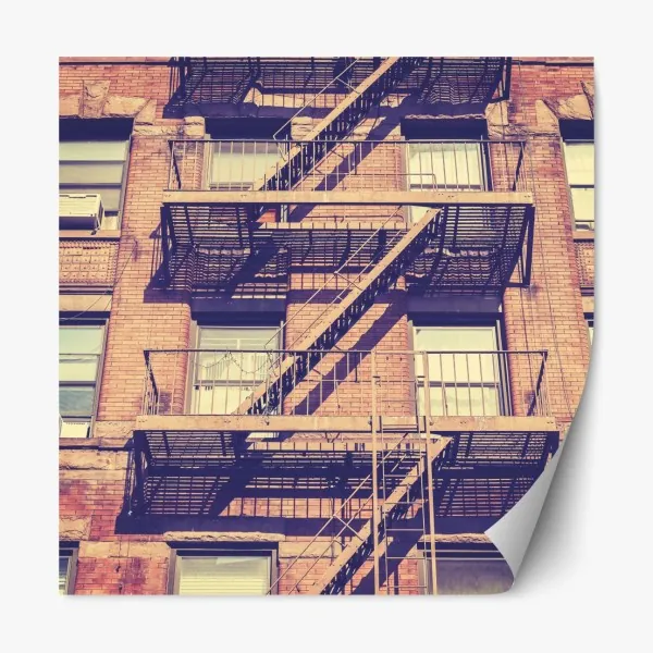 Naklejka repozycjonowalna postarzony tynk na ścianie w odcieniach szarości – Wallissimo®