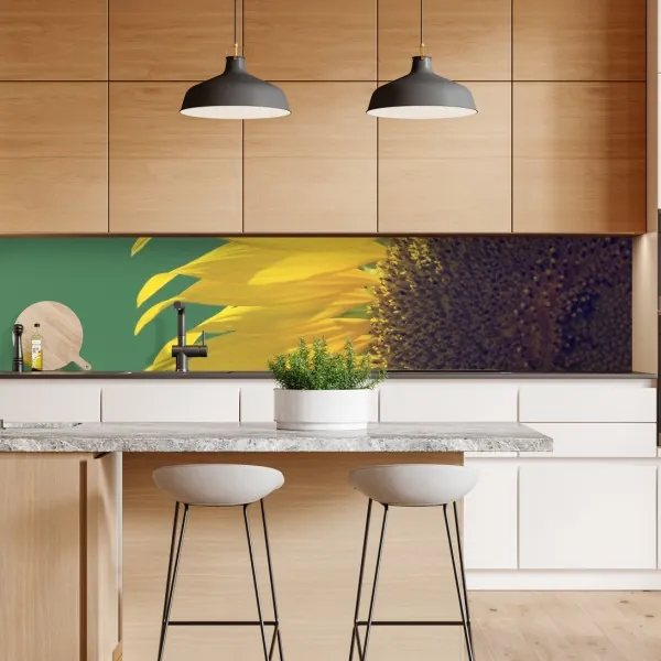 Naklejka repozycjonowalna ośnieżone szczyty odbite w jesiennym alpejskim jeziorze – Wallissimo®