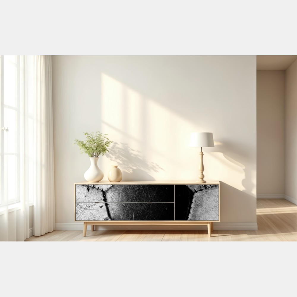 Naklejka repozycjonowalna zniszczona piłka nożna - zbliżenie – Wallissimo® Naklejka repozycjonowalna zniszczona piłka nożna - zbliżenie – Wallissimo®