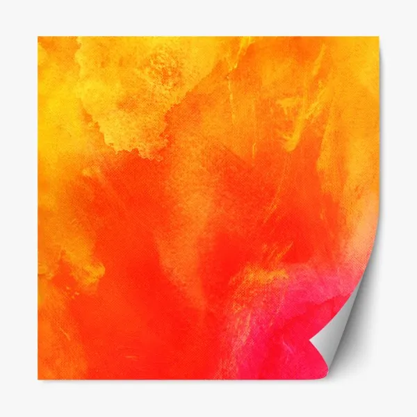 Naklejka repozycjonowalna żywy pomarańczowy gradient abstrakcyjny