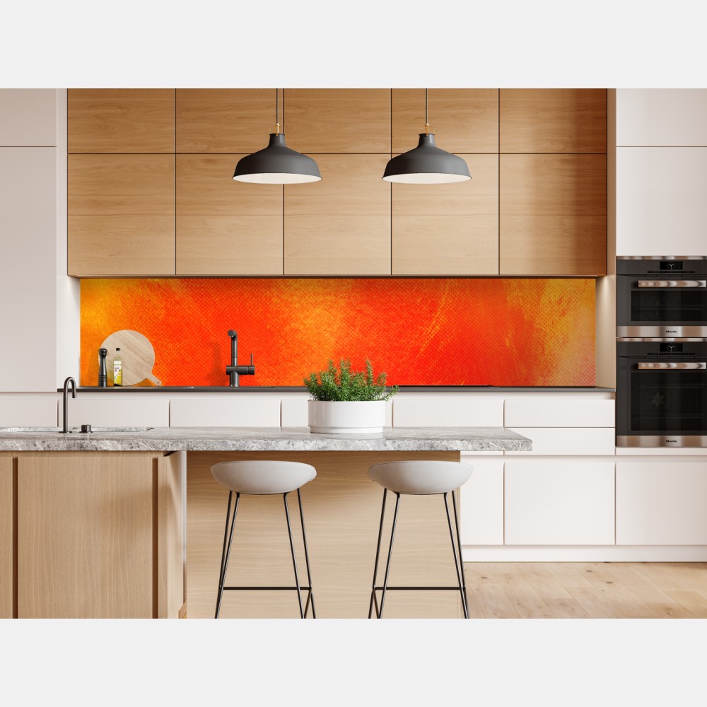 Naklejka repozycjonowalna żywy pomarańczowy gradient abstrakcyjny – Wallissimo® Naklejka repozycjonowalna żywy pomarańczowy gradient abstrakcyjny – Wallissimo®