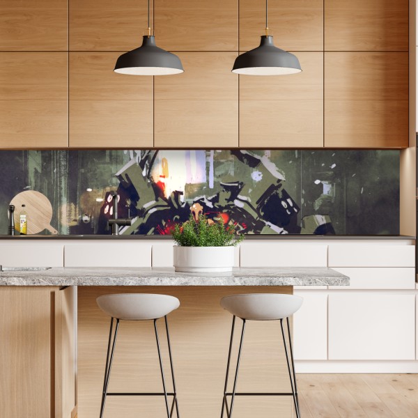 Naklejka repozycjonowalna mglisty poranek nad Lacu Rosu – Wallissimo®