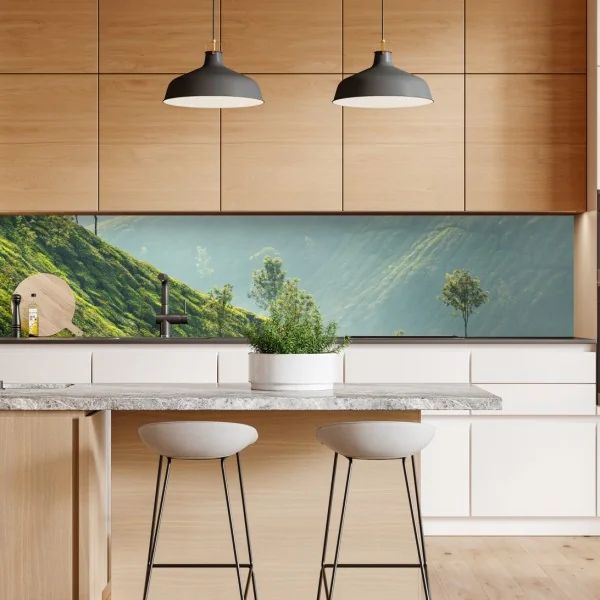 Naklejka repozycjonowalna spokojne drewniane molo o zachodzie słońca – Wallissimo®