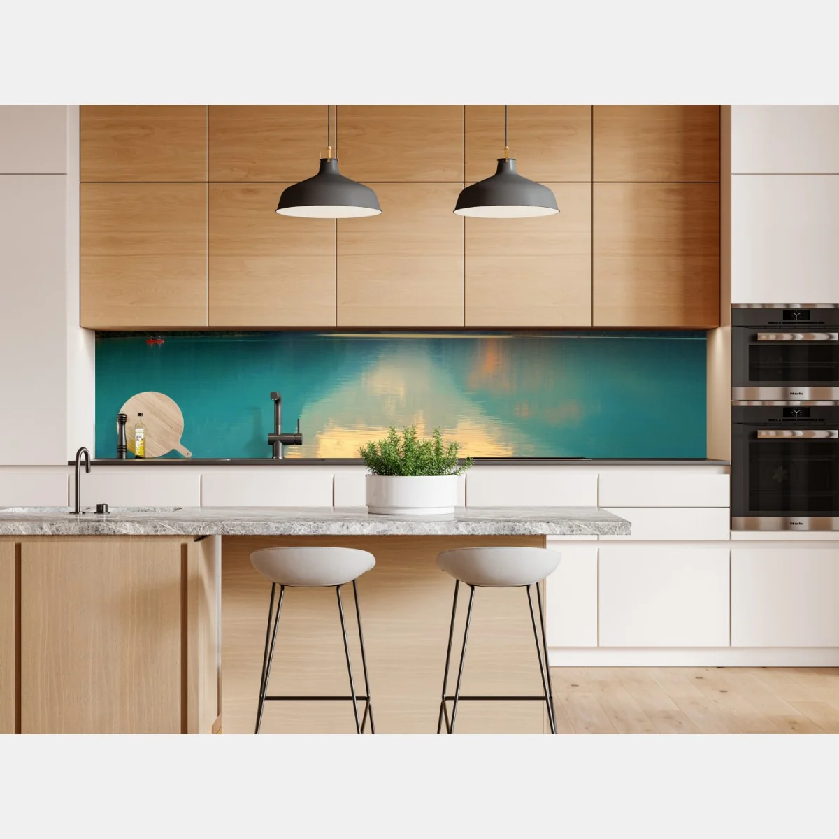 Naklejka repozycjonowalna wschód słońca nad Lake Louise, Banff – Wallissimo® Naklejka repozycjonowalna wschód słońca nad Lake Louise, Banff – Wallissimo®