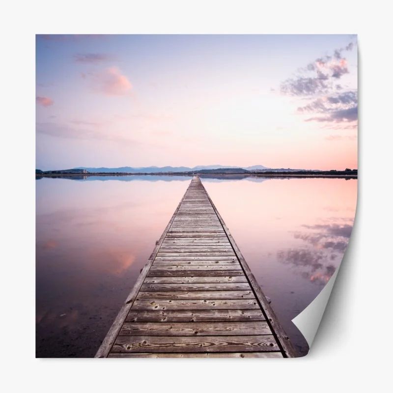 Naklejka repozycjonowalna elegancka monochromatyczna gałąź orchidei – Wallissimo®