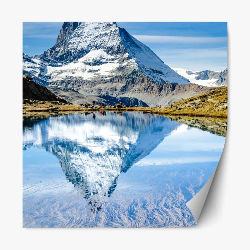 Naklejka repozycjonowalna tropikalny wzór ze strelicjami – Wallissimo®