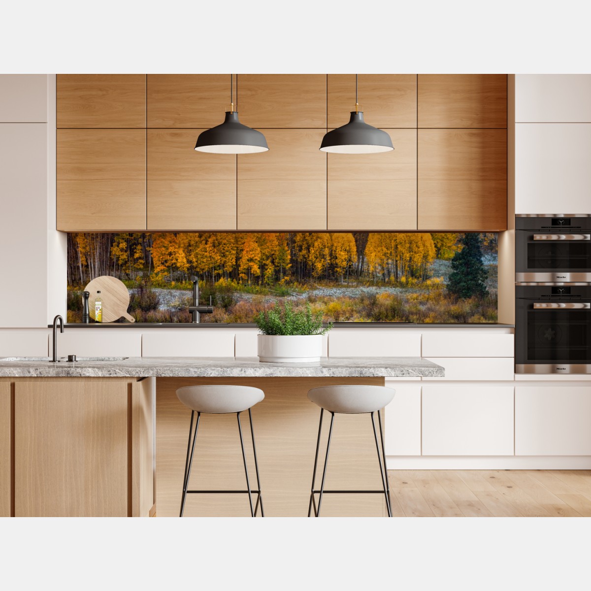 Naklejka repozycjonowalna różowy wschód słońca nad East Beckwith Mountain – Wallissimo® Naklejka repozycjonowalna różowy wschód słońca nad East Beckwith Mountain – Wallissimo®