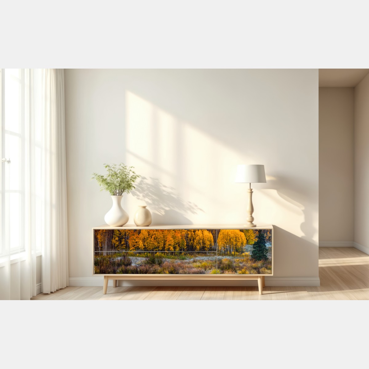 Naklejka repozycjonowalna różowy wschód słońca nad East Beckwith Mountain – Wallissimo® Naklejka repozycjonowalna różowy wschód słońca nad East Beckwith Mountain – Wallissimo®