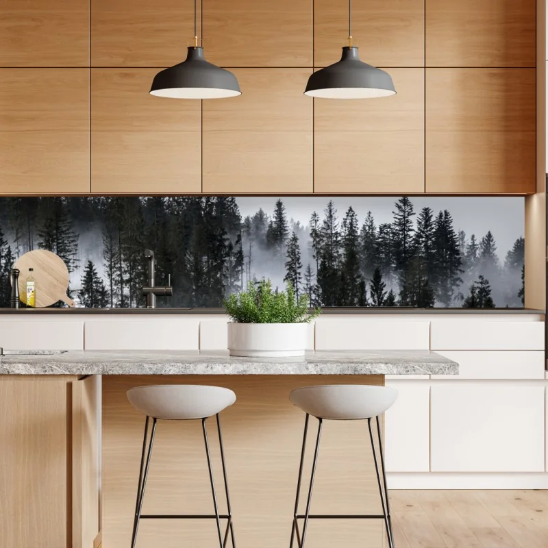 Naklejka repozycjonowalna turkusowy geometryczny motyw łezki – Wallissimo®