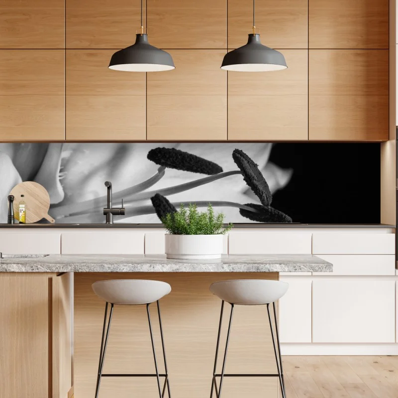 Naklejka repozycjonowalna złoty wzór falowy do dekoracji ściennej – Wallissimo®