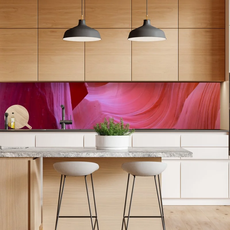 Naklejka repozycjonowalna turkusowy geometryczny motyw łezki – Wallissimo®