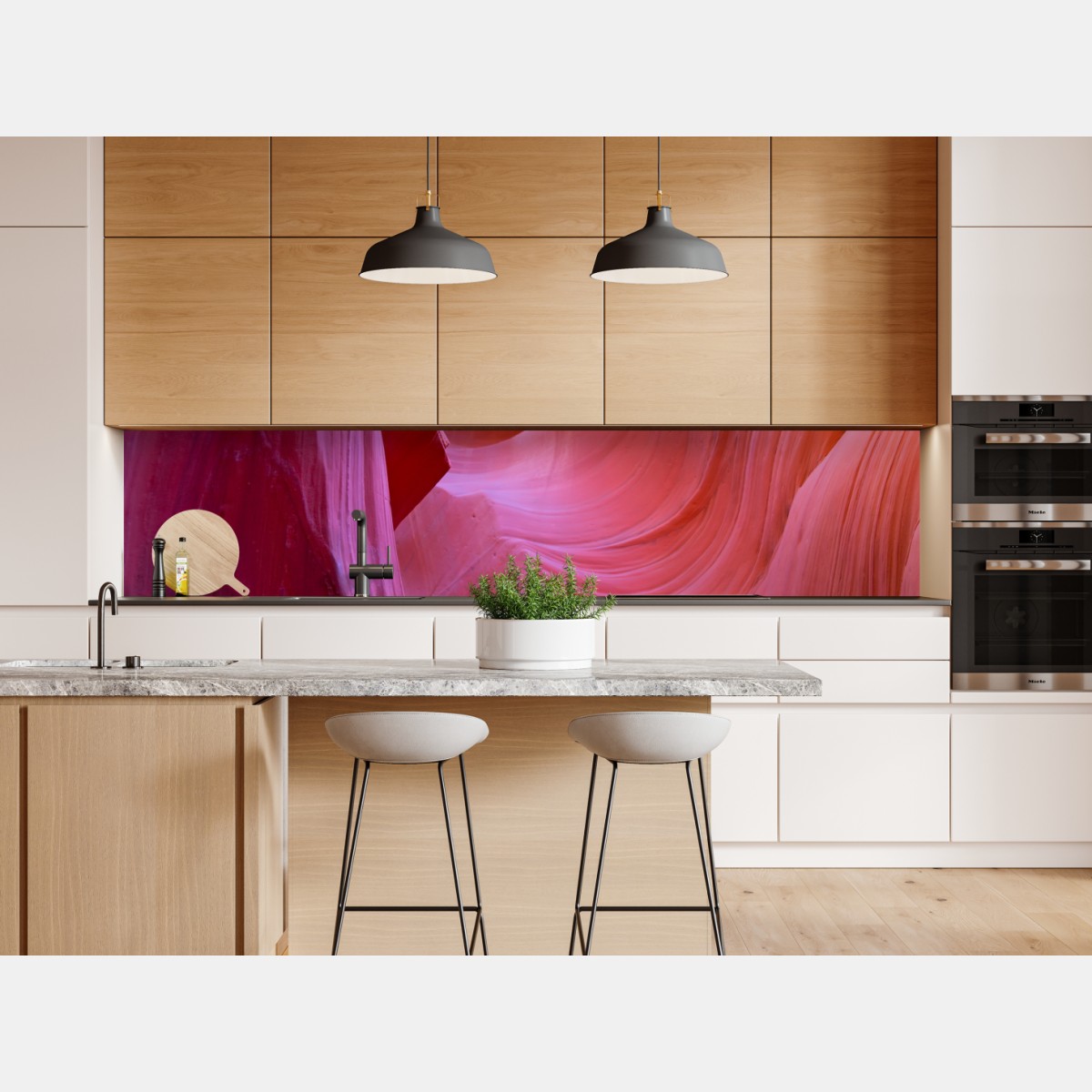 Naklejka repozycjonowalna Antelope Canyon fale piaskowca – Wallissimo® Naklejka repozycjonowalna Antelope Canyon fale piaskowca – Wallissimo®