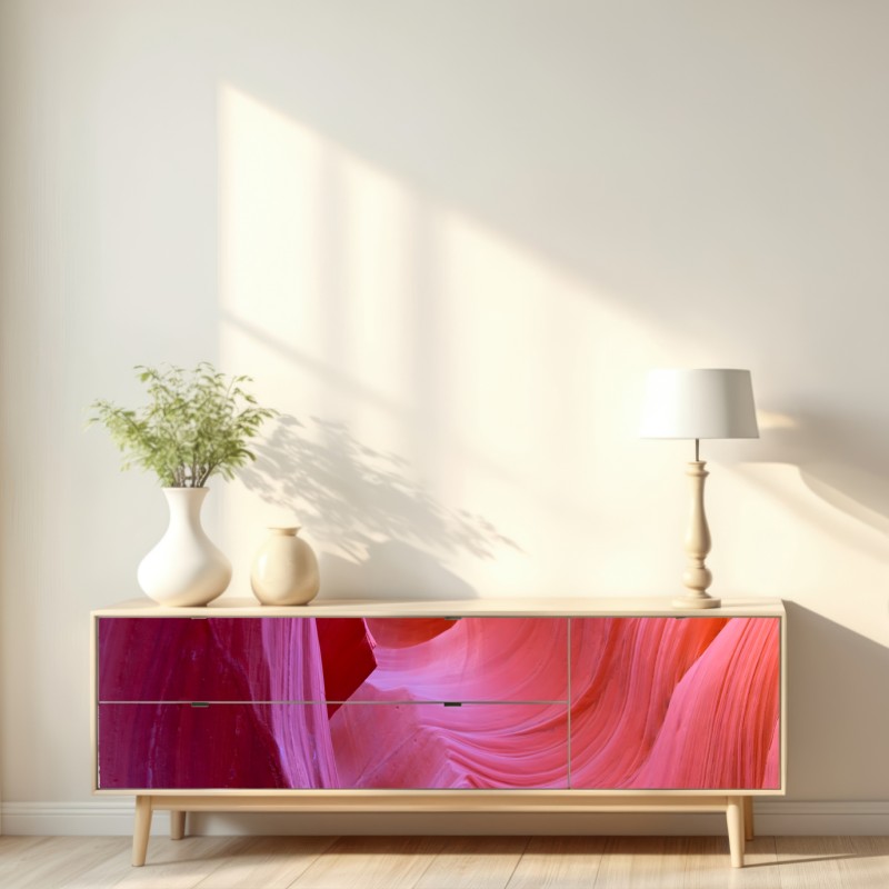 Naklejka repozycjonowalna Antelope Canyon fale piaskowca – Wallissimo® Naklejka repozycjonowalna Antelope Canyon fale piaskowca – Wallissimo®