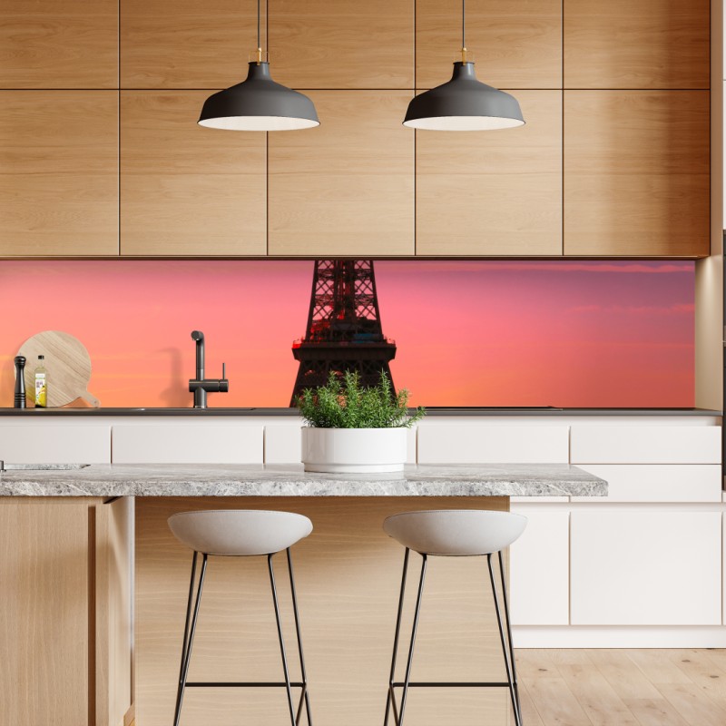 Naklejka repozycjonowalna złote modrzewie i Matterhorn – Wallissimo®