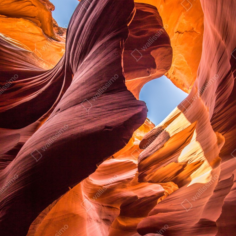 Naklejka repozycjonowalna słoneczny wąwóz z formacjami skalnymi – Wallissimo® Naklejka repozycjonowalna słoneczny wąwóz z formacjami skalnymi – Wallissimo®