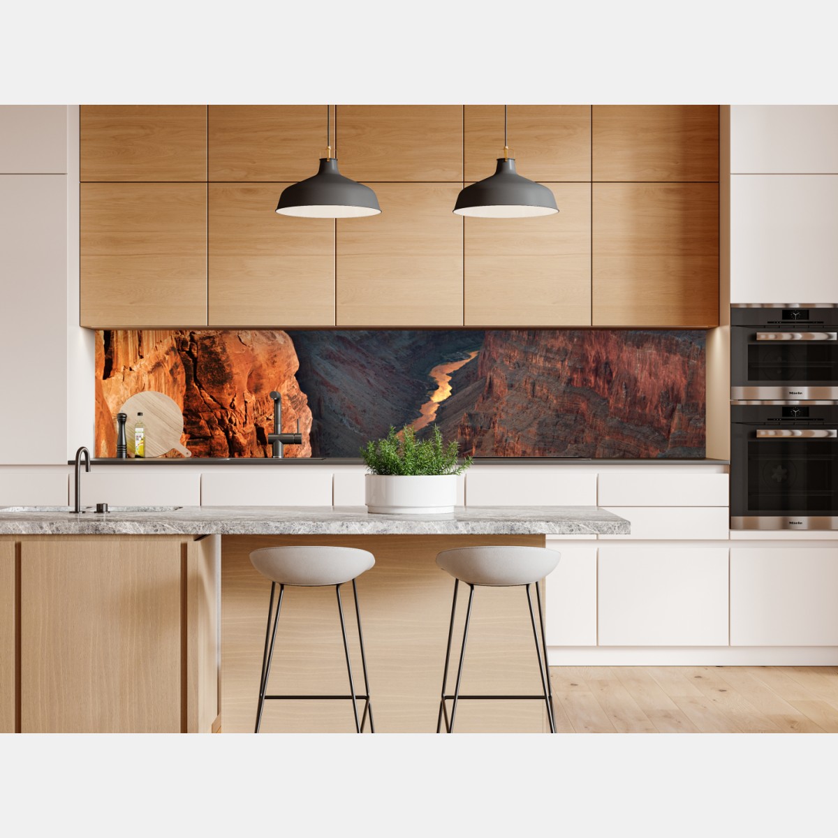 Naklejka repozycjonowalna Wielki Kanion panorama zachodu słońca – Wallissimo® Naklejka repozycjonowalna Wielki Kanion panorama zachodu słońca – Wallissimo®