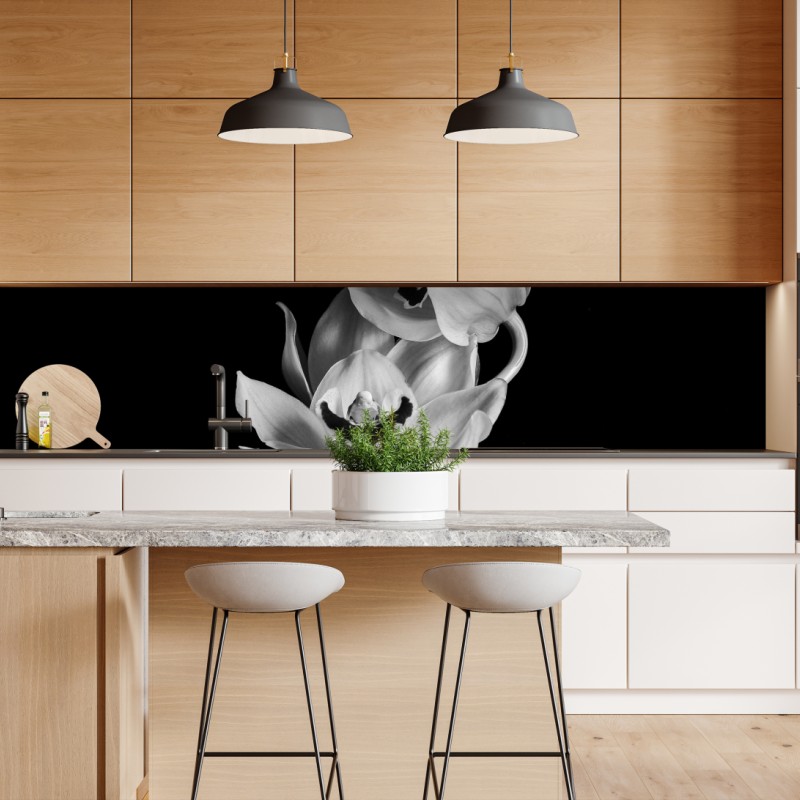 Naklejka repozycjonowalna elegancki szary wzór damasceński – Wallissimo®