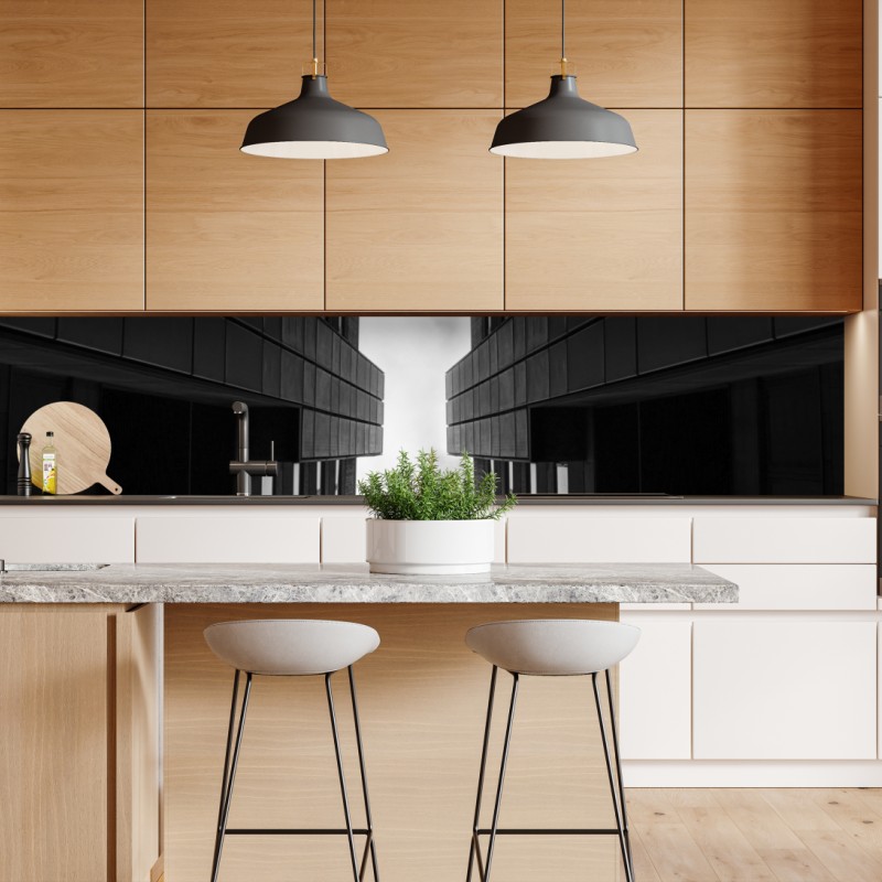 Naklejka repozycjonowalna monochromatyczny wzór łuków – Wallissimo®