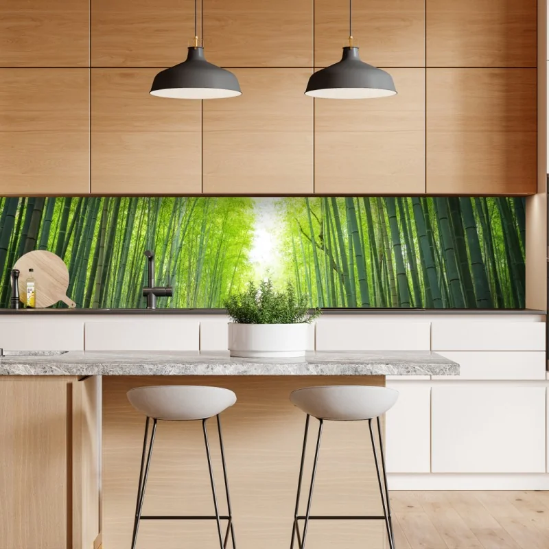 Naklejka repozycjonowalna ścieżka przez gaj bambusowy w Arashiyama – Wallissimo® Naklejka repozycjonowalna ścieżka przez gaj bambusowy w Arashiyama – Wallissimo®