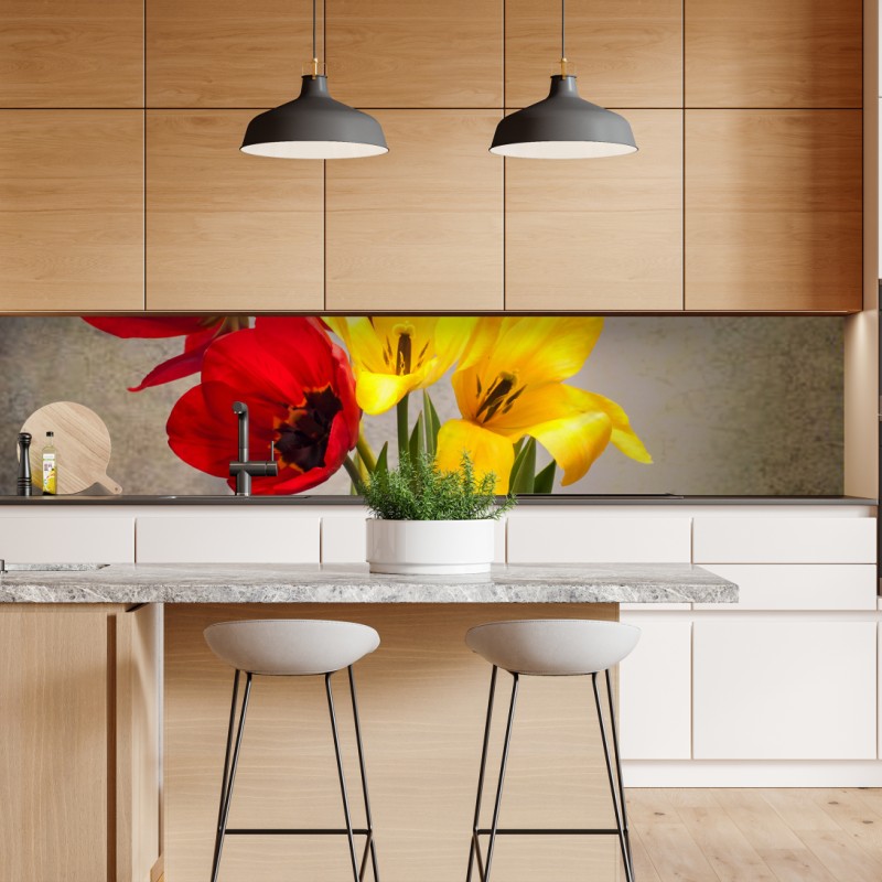 Naklejka repozycjonowalna złoty wzór falowy do dekoracji ściennej – Wallissimo®