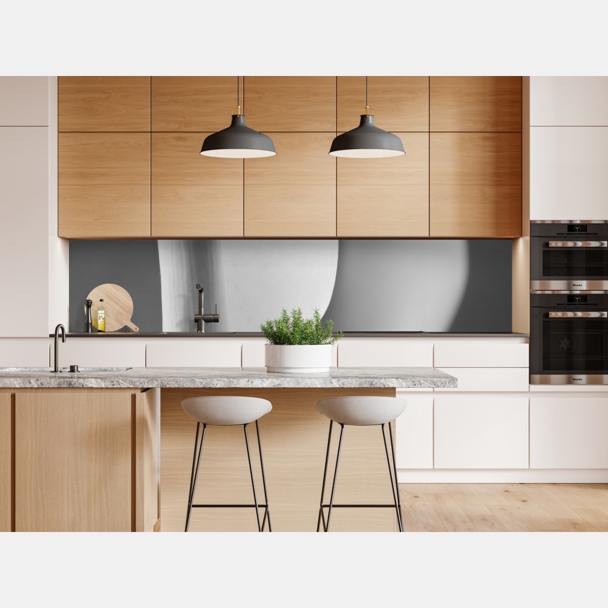 Naklejka repozycjonowalna eleganckie kallie w monochromie – Wallissimo® Naklejka repozycjonowalna eleganckie kallie w monochromie – Wallissimo®