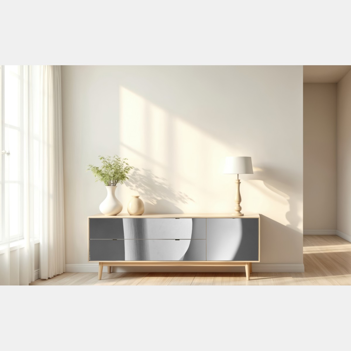 Naklejka repozycjonowalna eleganckie kallie w monochromie – Wallissimo® Naklejka repozycjonowalna eleganckie kallie w monochromie – Wallissimo®