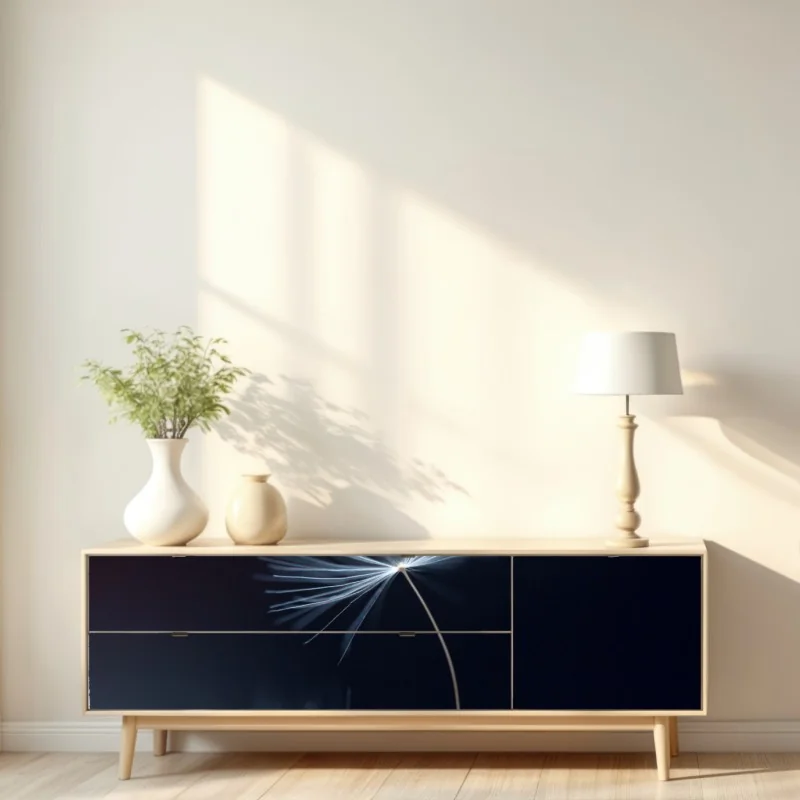 Naklejka repozycjonowalna delikatne zbliżenie nasiona dmuchawca – Wallissimo® Naklejka repozycjonowalna delikatne zbliżenie nasiona dmuchawca – Wallissimo®