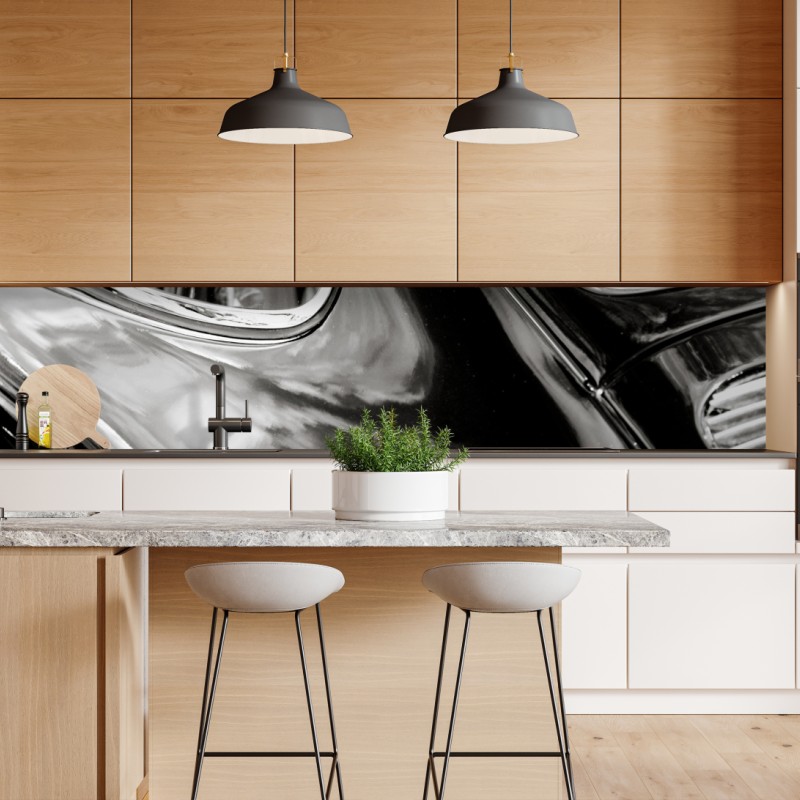 Naklejka repozycjonowalna geometryczny wzór balkonów – Wallissimo®