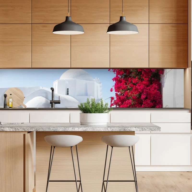 Naklejka repozycjonowalna złoty wzór wachlarza w stylu art deco – Wallissimo®