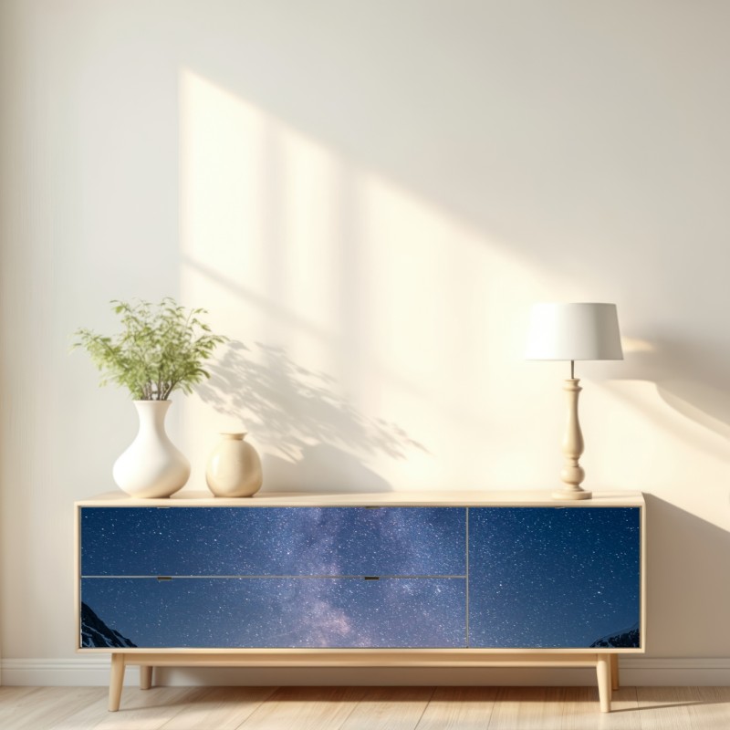 Naklejka repozycjonowalna droga ku gwiazdom – Wallissimo® Naklejka repozycjonowalna droga ku gwiazdom – Wallissimo®