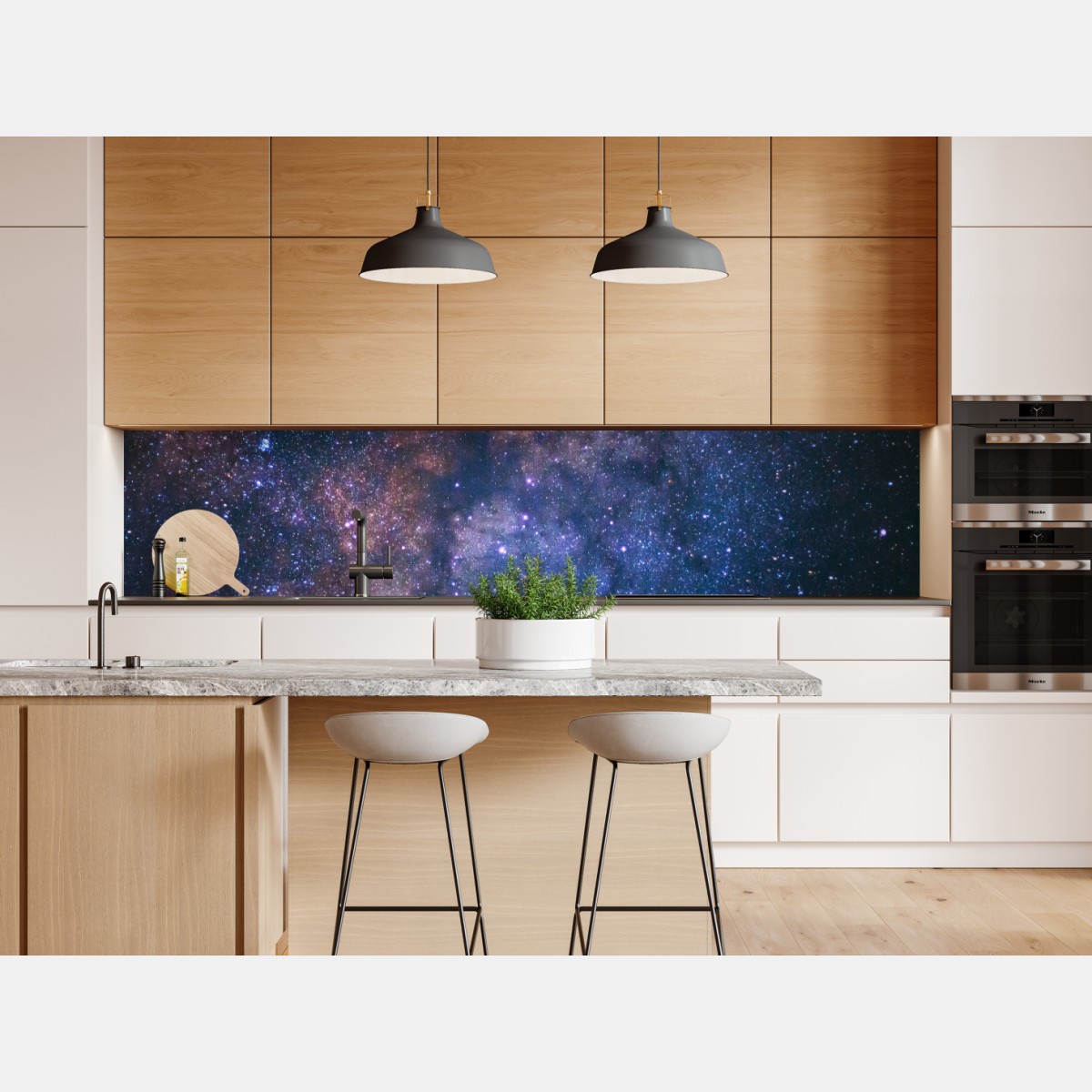 Naklejka repozycjonowalna droga mleczna nocne niebo – Wallissimo® Naklejka repozycjonowalna droga mleczna nocne niebo – Wallissimo®
