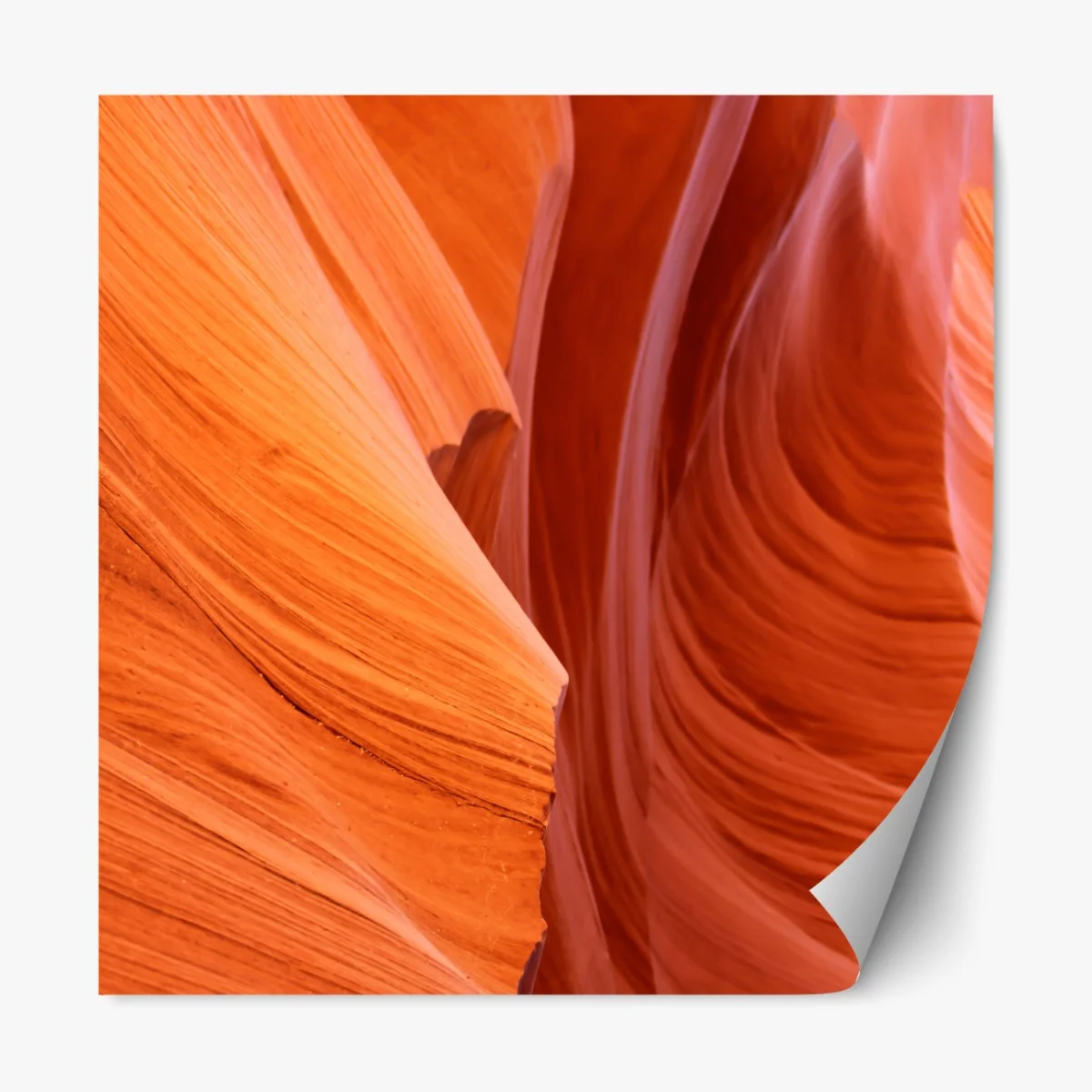 Naklejka repozycjonowalna ciepły piaskowiec kanion abstrakcja – Wallissimo® Naklejka repozycjonowalna ciepły piaskowiec kanion abstrakcja – Wallissimo®