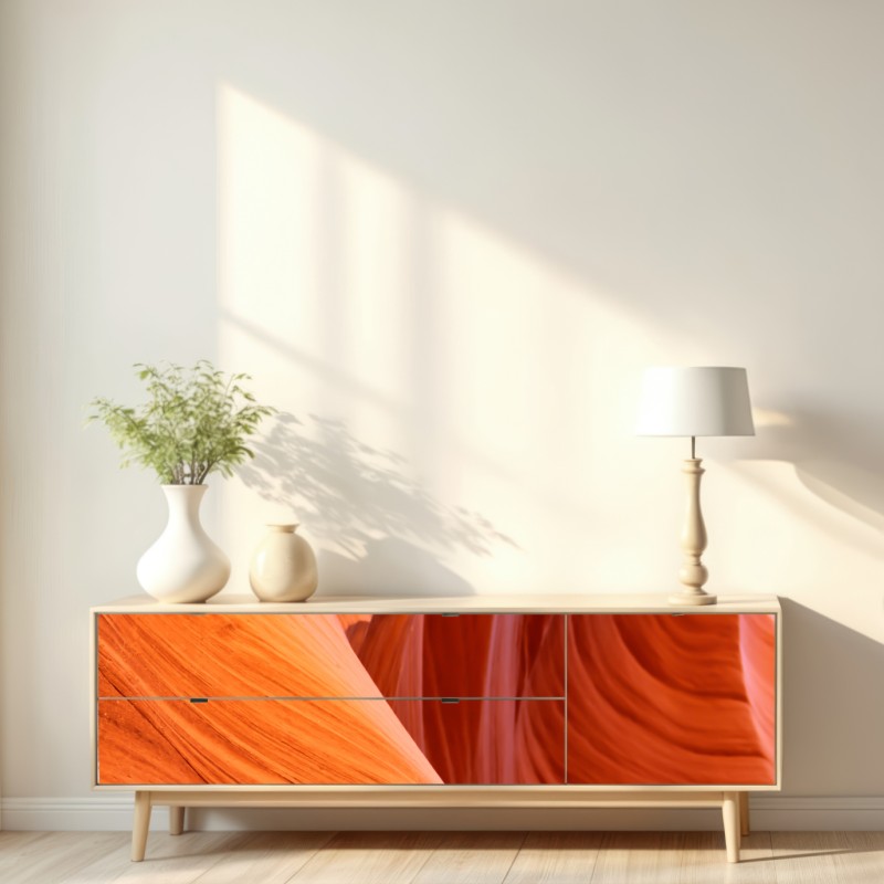 Naklejka repozycjonowalna ciepły piaskowiec kanion abstrakcja – Wallissimo® Naklejka repozycjonowalna ciepły piaskowiec kanion abstrakcja – Wallissimo®