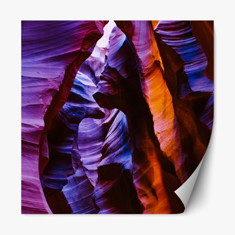 Naklejka repozycjonowalna spokojne drewniane molo o zachodzie słońca – Wallissimo®