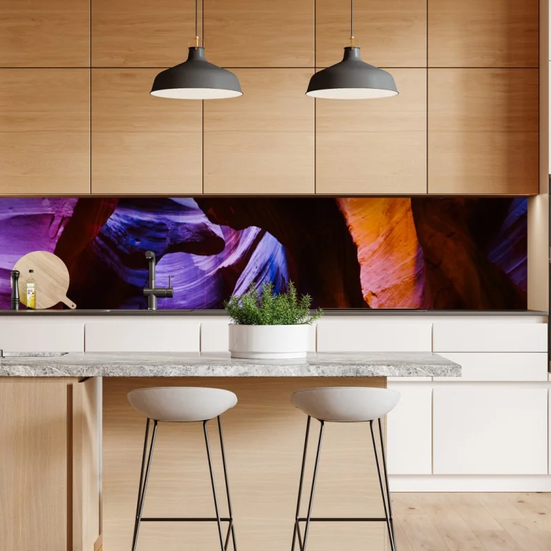 Naklejka repozycjonowalna spokojne drewniane molo o zachodzie słońca – Wallissimo®