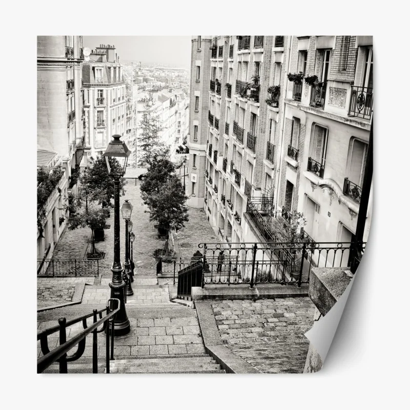 Naklejka repozycjonowalna niebieska geometryczna kompozycja 3d – Wallissimo®