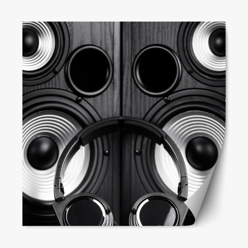 Naklejka repozycjonowalna odważny geometryczny wzór na ścianę – Wallissimo®