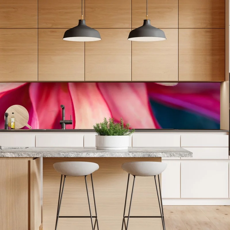 Naklejka repozycjonowalna zamarznięte jezioro o świcie z leśnym odbiciem – Wallissimo®