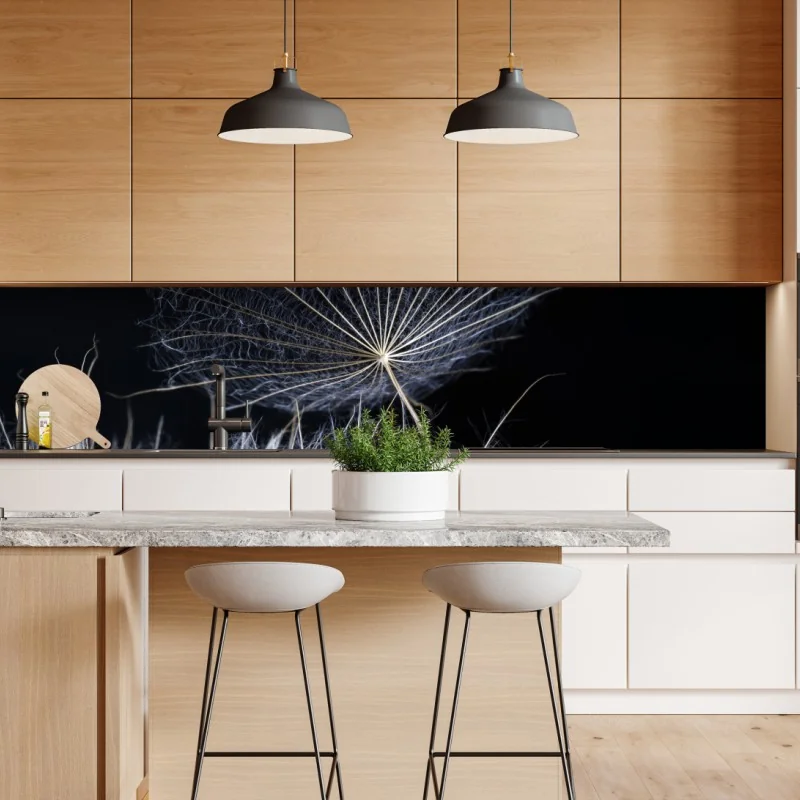 Naklejka repozycjonowalna tropikalny wzór z tukanem i kwiatami – Wallissimo®