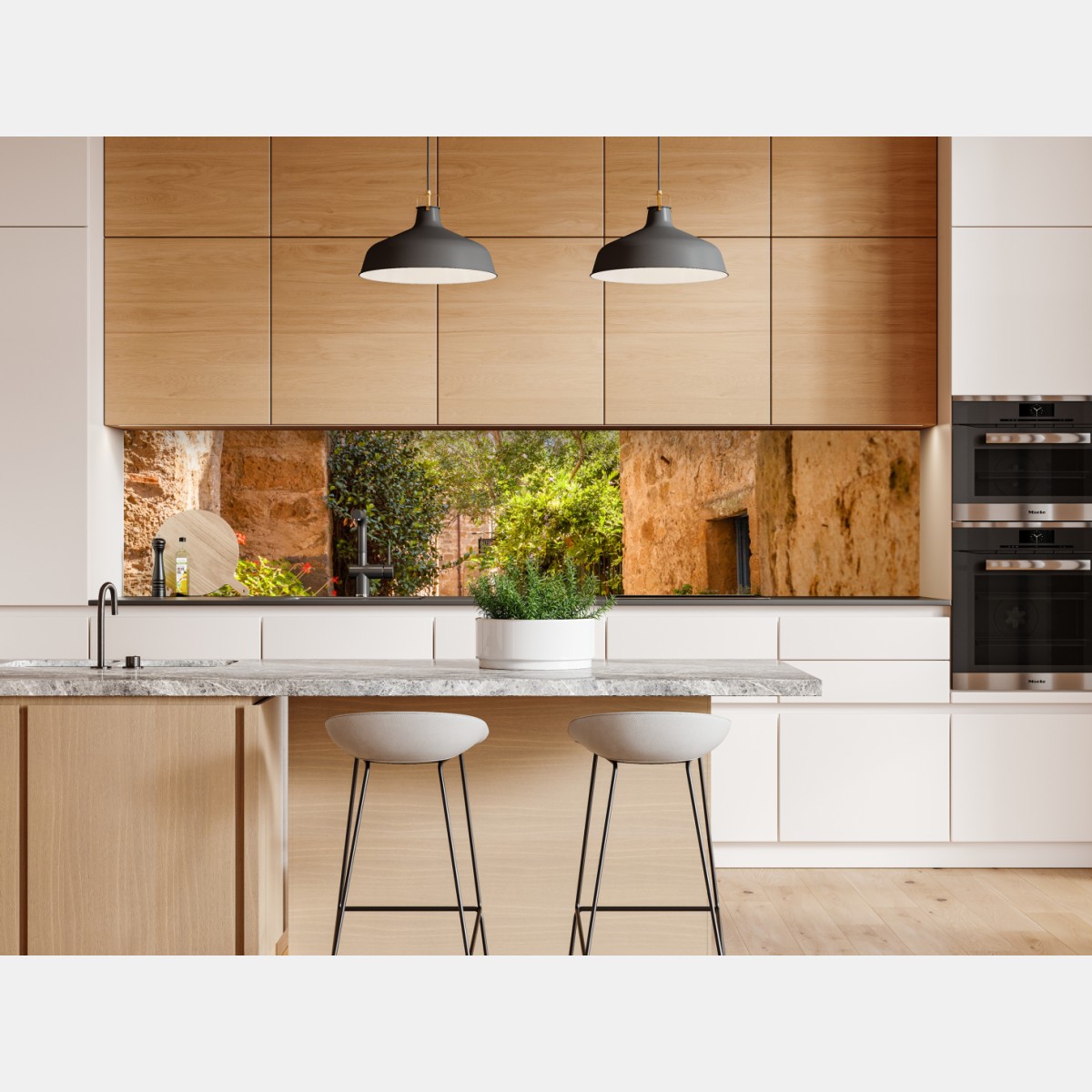 Naklejka repozycjonowalna słoneczna uliczka w Civita di Bagnoregio – Wallissimo® Naklejka repozycjonowalna słoneczna uliczka w Civita di Bagnoregio – Wallissimo®