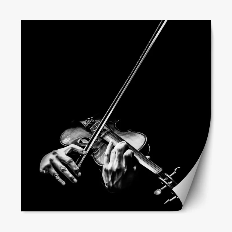 Naklejka repozycjonowalna tropikalny zachód słońca z sylwetkami palm – Wallissimo®