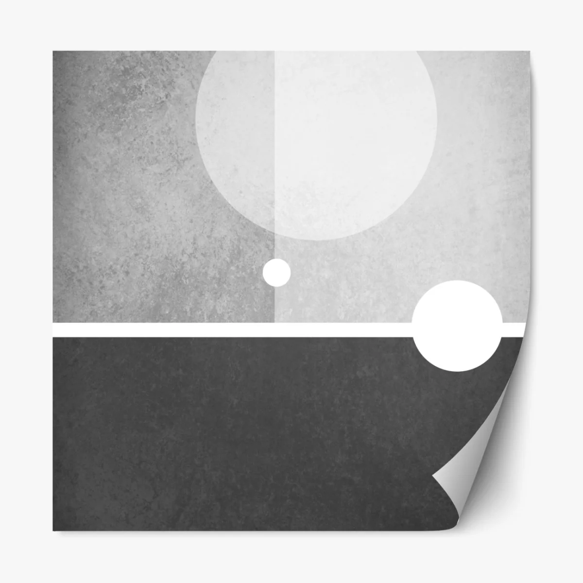 Naklejka repozycjonowalna minimalistyczna kompozycja geometryczna – Wallissimo® Naklejka repozycjonowalna minimalistyczna kompozycja geometryczna – Wallissimo®