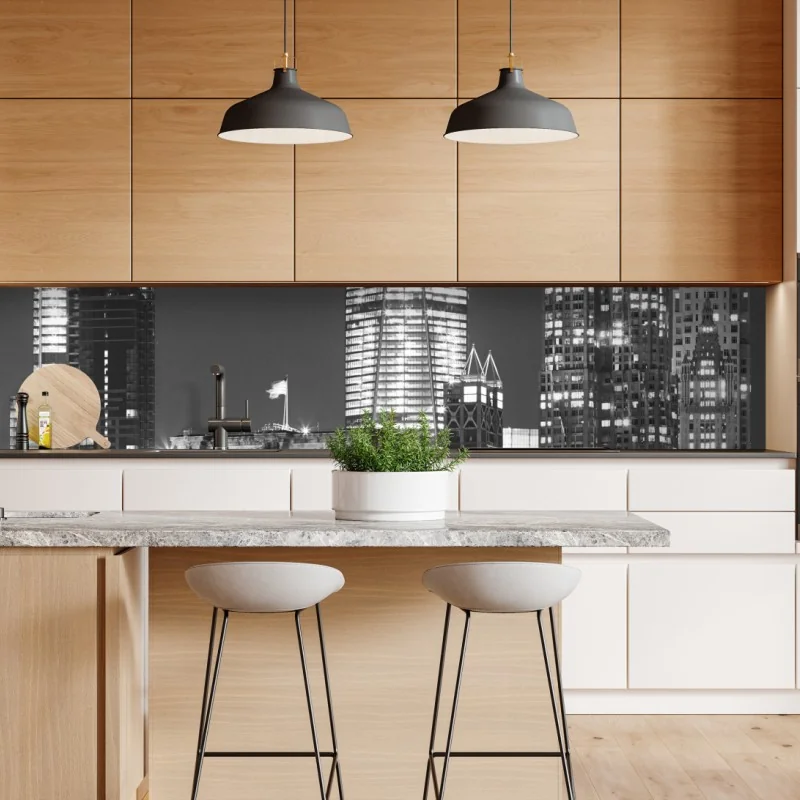 Naklejka repozycjonowalna akwarelowy tukan w tropikalnym wzorze – Wallissimo®