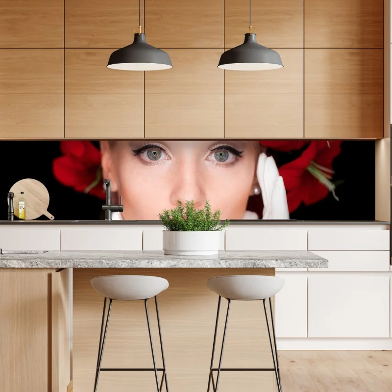 Naklejka repozycjonowalna złoty art deco łukowy wzór – Wallissimo®