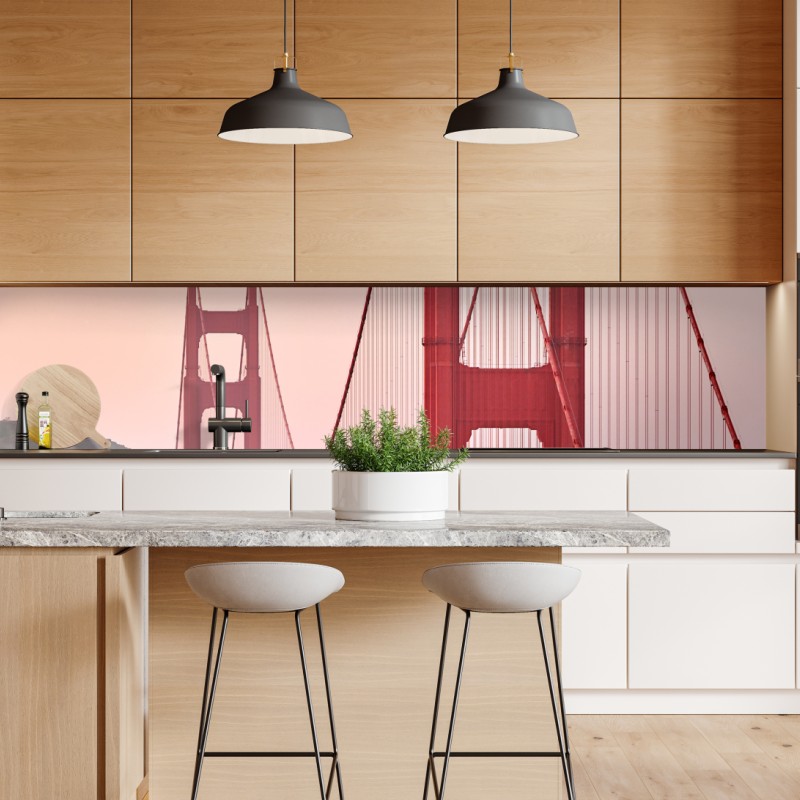 Naklejka repozycjonowalna odważny geometryczny wzór na ścianę – Wallissimo®